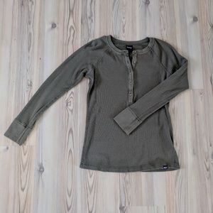 Patagonia Green Waffle Henley